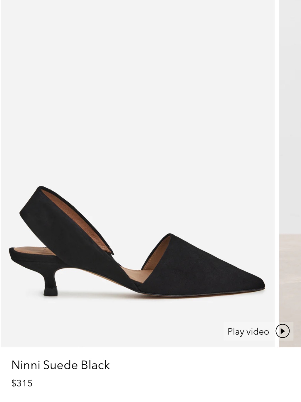 Ninni Suede Black Size 38